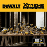 Sierra recíproca inalámbrica sin escobillas DEWALT XTREME de velocidad variable máxima de 12 voltios (herramienta básica)