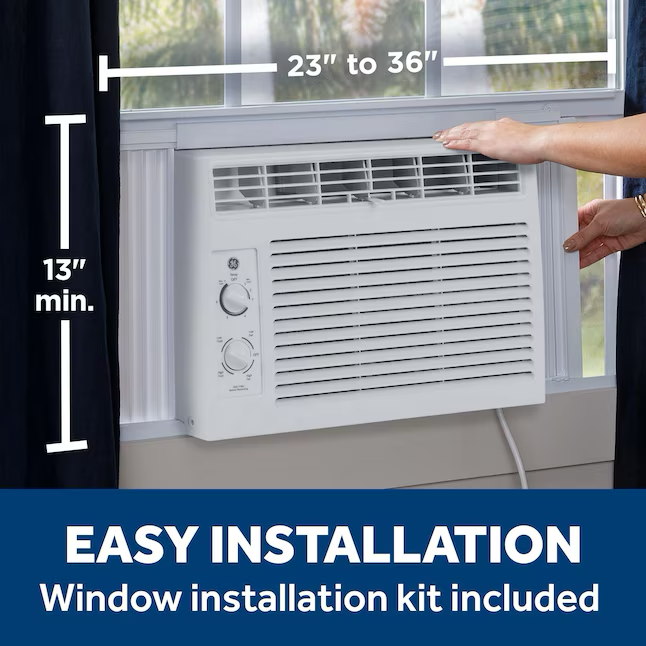 GE 150-sq ft Window Air Conditioner (115-Volt, 5000-BTU)