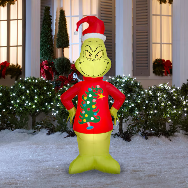 Grinch 6-5-ft LED Grinch Christmas Inflatable