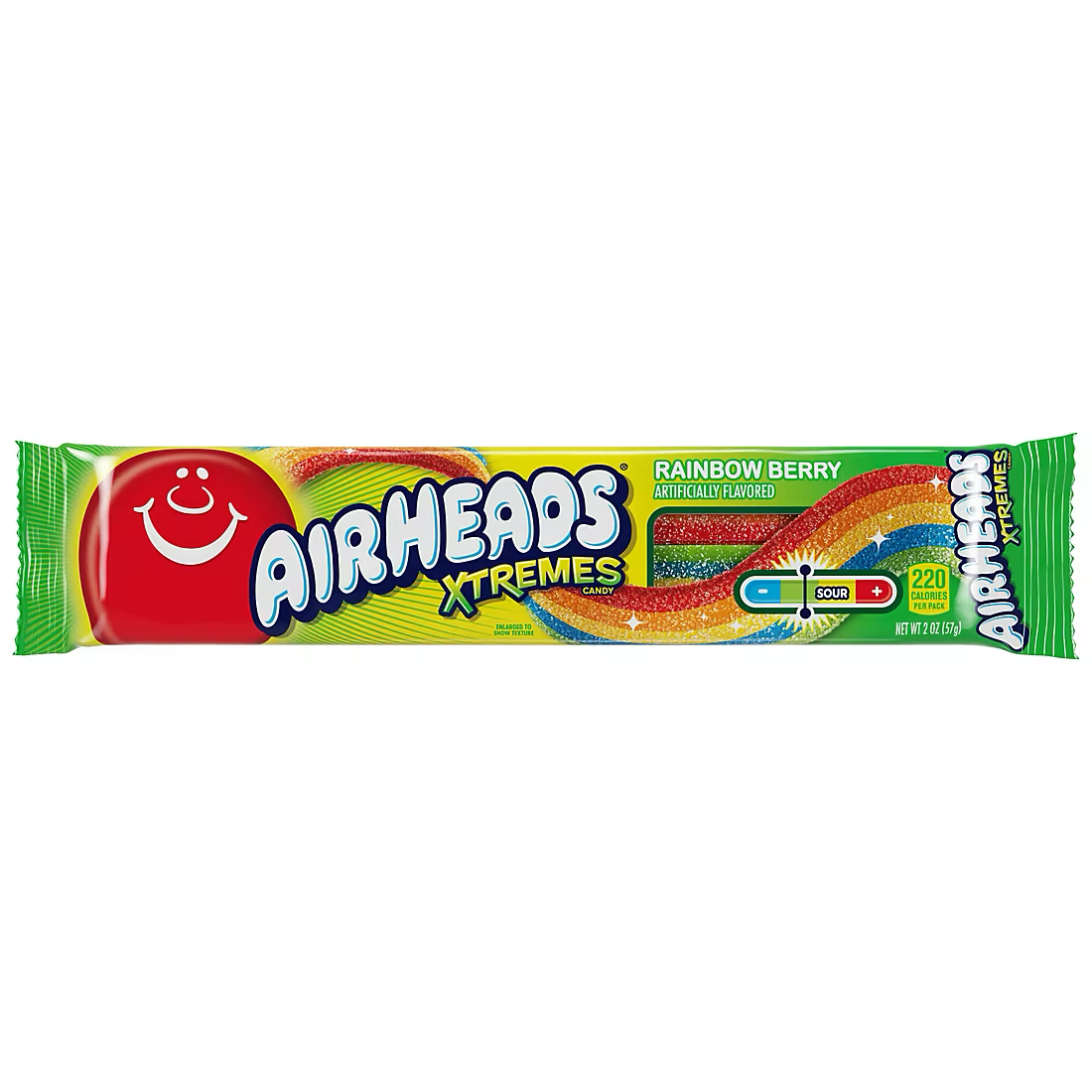 AirHeads Xtremes Caramelo de bayas arcoíris (2 oz)