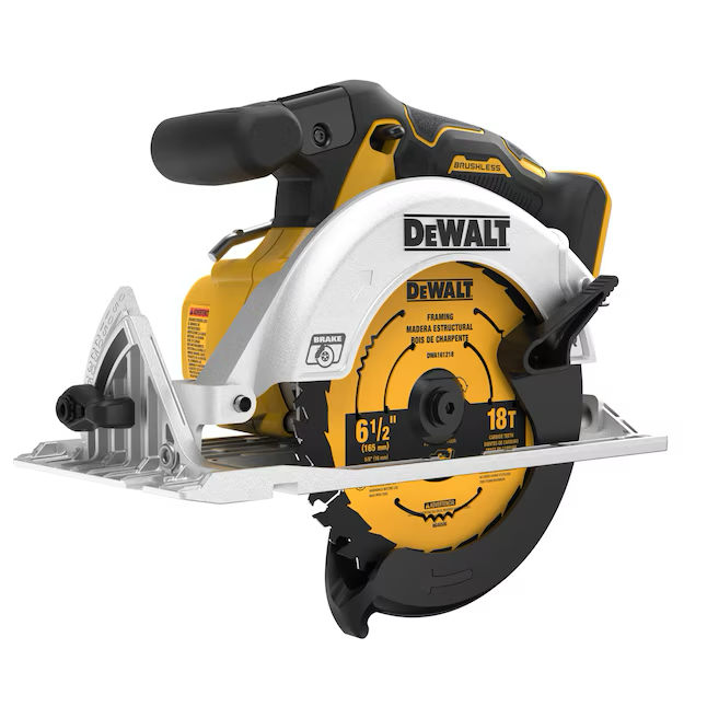 DEWALT XR 20-volt Max 6-1/2-in Brushless Cordless Circular Saw (Bare Tool)