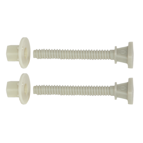 EZ-FLO 3-1/2 in. Nylon Closet Bolt - Pair