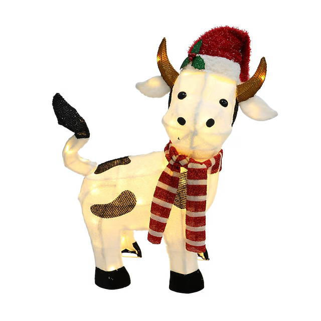 Holiday Living 3-ft LED Cow Decoration