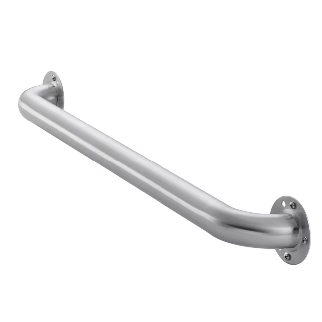 Project Source 24-in Stainless Steel Wall Mount ADA Compliant Grab Bar (500-lb Weight Capacity)