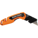 Navaja multiusos plegable de 6 hojas Flickblade de 3/4 in de Klein Tools con almacenamiento de hojas en la herramienta