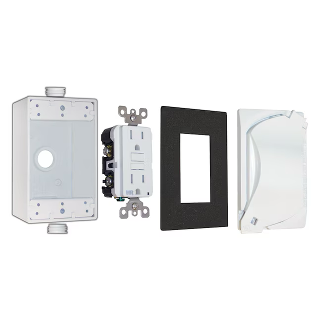 Sigma Engineered Solutions 1-Gang Metal Weatherproof New Work Switch/Outlet Electrical Box