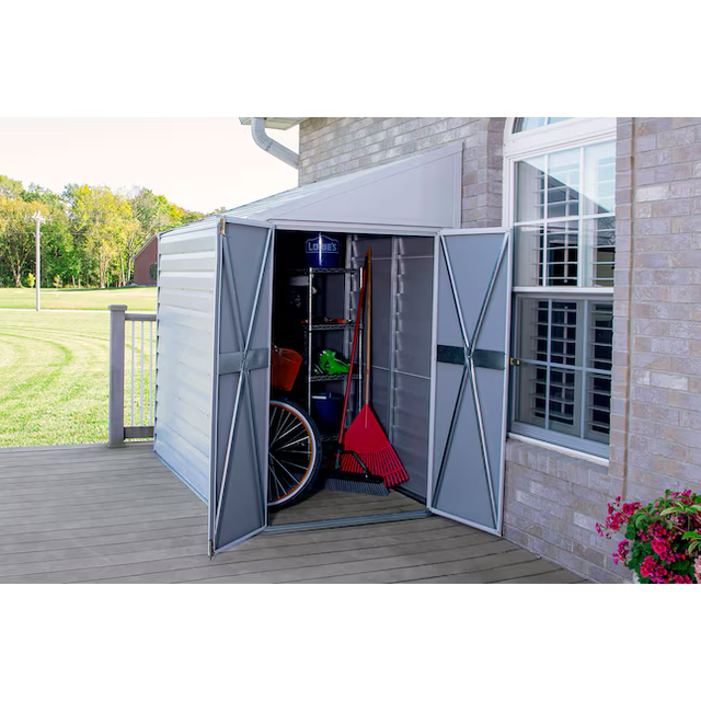 Arrow 4-ft x 7-ft Yardsaver Galvanized Steel Storage Shed