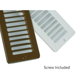 RELIABILT 12-in x 2-in Steel Brown Toe Space Grille