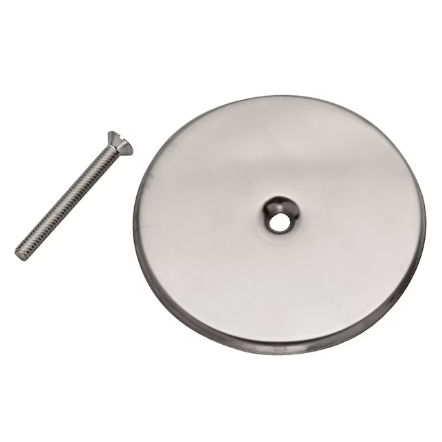 Oatey 4-in Stainless Steel Round Cover Plate