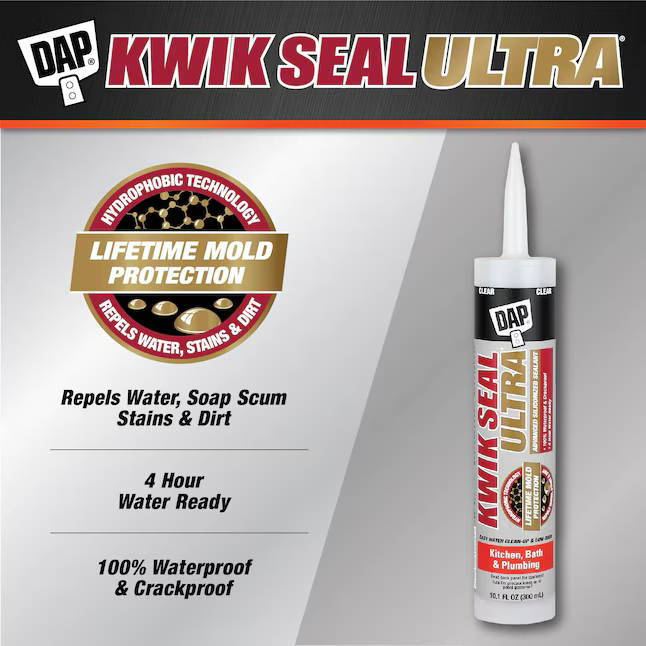 DAP Kwik Seal Ultra 10,1 oz klare Latex-Dichtmasse