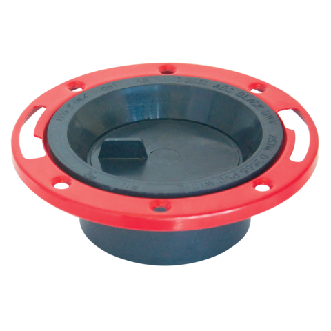 Eastman 4 in. x 3 in. Hub ABS Closet Flange with Knockout