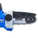 Kobalt 24-volt 6-in Brushless Battery 2 Ah Chainsaw (Battery and Charger Included)