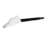 RELIABILT 4-in/6-in/8-in cuttable Front/side/neo-angle Mount White Universal Fit Handle with Lever