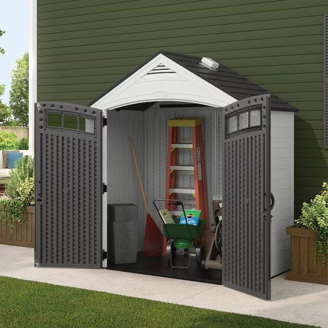 Suncast 7-ft x 4-ft Vista Resin Storage Shed (Floor Included)