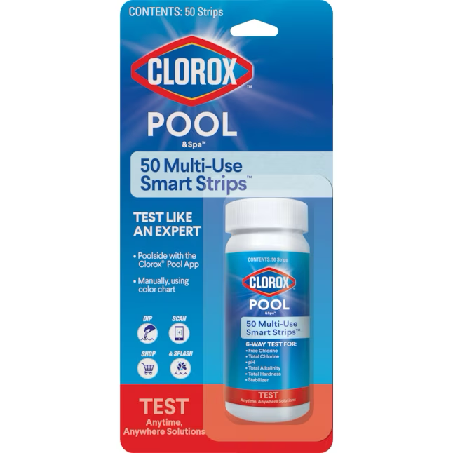 Clorox Pool&Spa 50-Pack Pool Test Strips