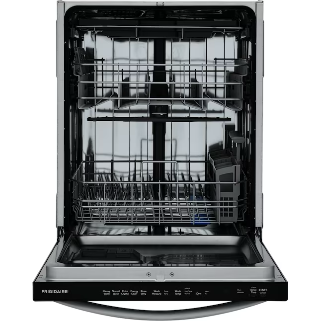 Frigidaire Stainless Steel Tub Top Control 24-in Built-In Dishwasher With Third Rack (Fingerprint Resistant Stainless Steel) ENERGY STAR, 49-dBA