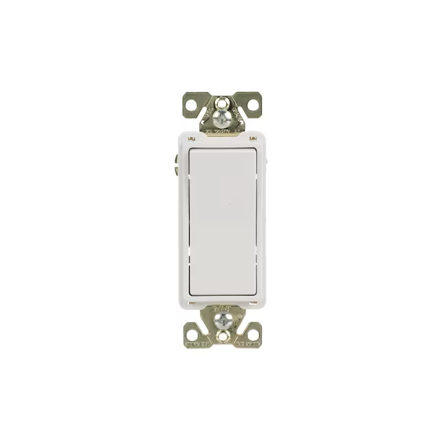 Eaton 20-Amp 3-Way Rocker Light Switch, White