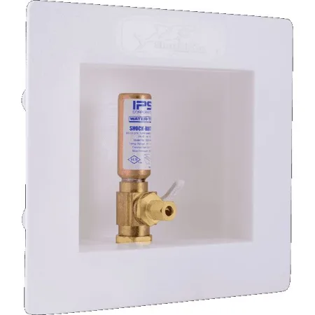 SharkBite Brass Push Ice Maker Outlet Box with Water Hammer Arrestor