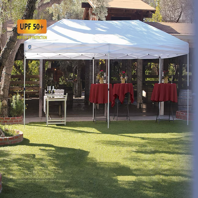 Z-Shade 20-ft x 10-ft Rectangle White Pop-up Canopy