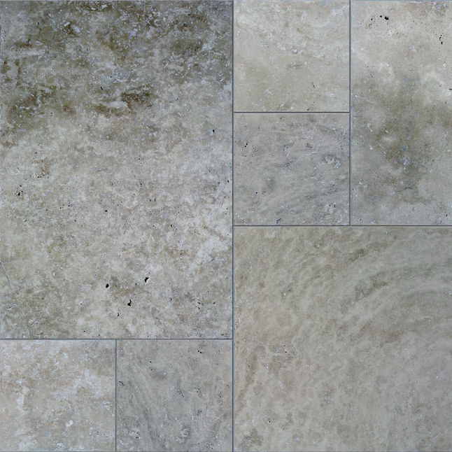 Satori 18-in L x 12-in W x 1-in H Irregular Coastal Gray Natural Stone Patio Stone Multi-pack