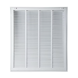 RELIABILT 20-in x 25-in Steel White Sidewall/Ceiling Filter Grille