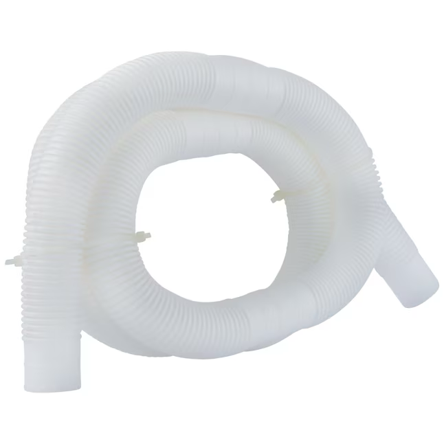 Tubo de descarga de bomba de achique blanco de PVC EZ-FLO de 1-1/4 pulgadas de diámetro interior x 6 pies 