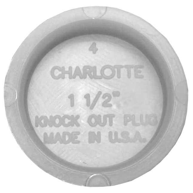 Charlotte Pipe 1-1/2-Zoll-PVC-DWV-Testkappe