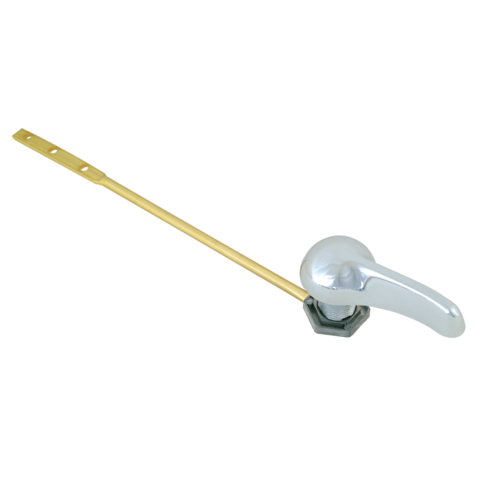 Eastman 8-1/2 in. Brass Arm Toilet Lever