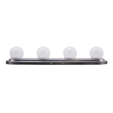 Project Source 4.72-in 4-Light Brushed Nickel LED Modern/Contemporary Vanity Light Bar