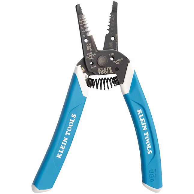 Klein Tools Klein-Kurve Wire Stripper Wire Cutter/Stripper, 8-18 Awg Solid, 10-20 Awg Stranded