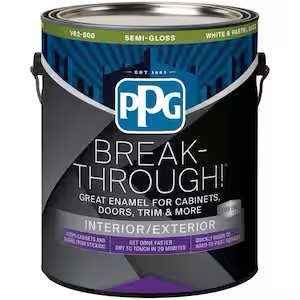 Pintura para puertas interiores/exteriores, molduras y gabinetes PPG (semibrillante, 1 galón)