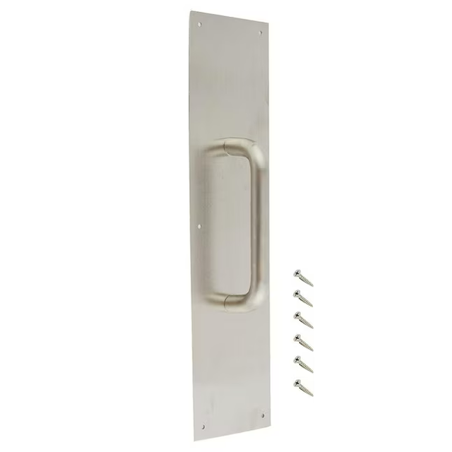 RELIABILT 4-in W x 16-in H Stainless Steel Pull Plate