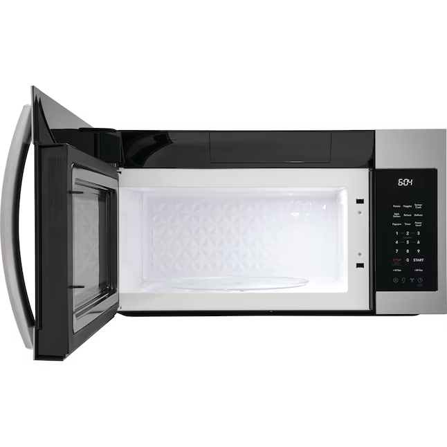 Frigidaire Gallery Microondas para colocar sobre la cocina, 1.9 pies cúbicos, 1000 vatios, con sensor de cocción (acero inoxidable resistente a huellas dactilares)