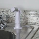 Danco White Faucet Side Spray Head