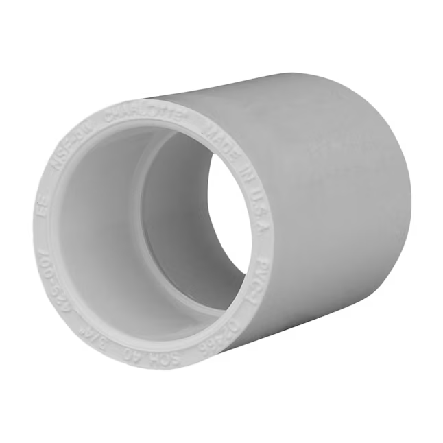 Charlotte Pipe 1-in. Schedule 40 PVC Coupling for Pressure Applications