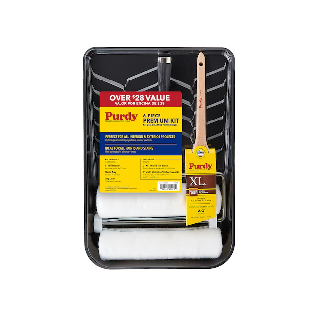 Purdy WhiteDove/XL Premium Kit de rodillos de pintura tejidos de 6 piezas