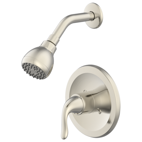 EZ-FLO  Brushed Nickel Shower Trim Kit - Impressions