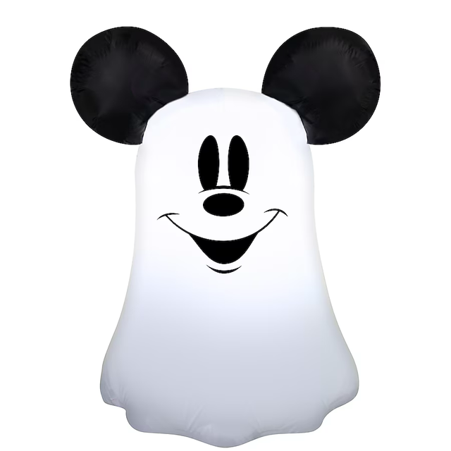 Disney 1,10 m langer, aufblasbarer Mickey-Mouse-Geist mit LED-Beleuchtung