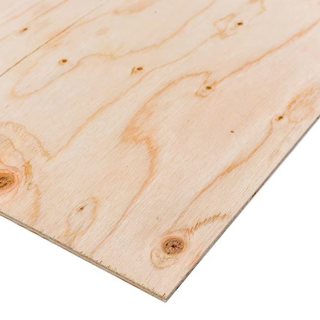 1/4-in x 2-ft x 2-ft Pine Sanded Plywood