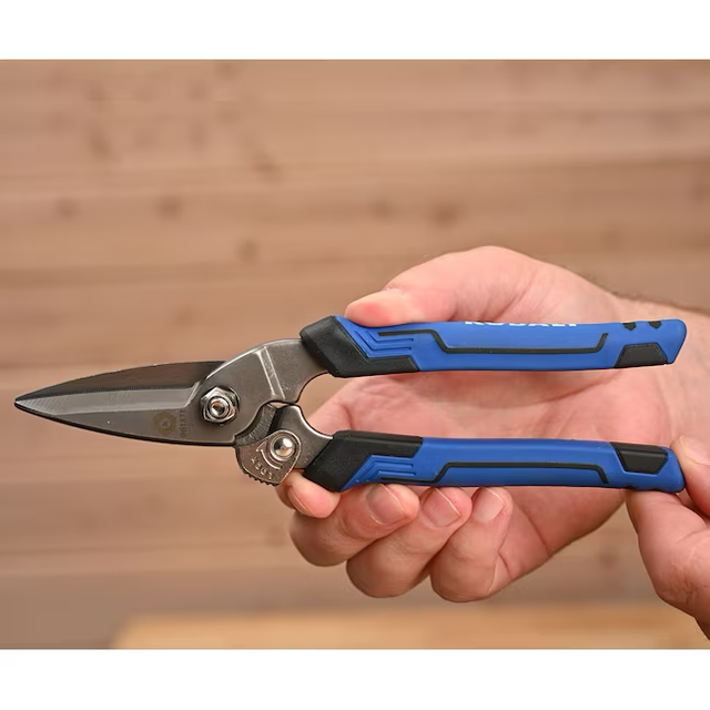 Kobalt 8-in Serrated Molded Grip Scissors