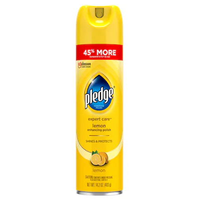 Pledge Enhancing Furniture Polish Spray, Lemon (14.2 oz)