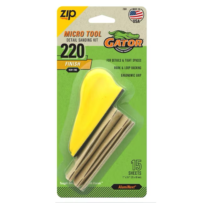 Gator Hand Sander 1-in x 3.5-in (220 Grit)