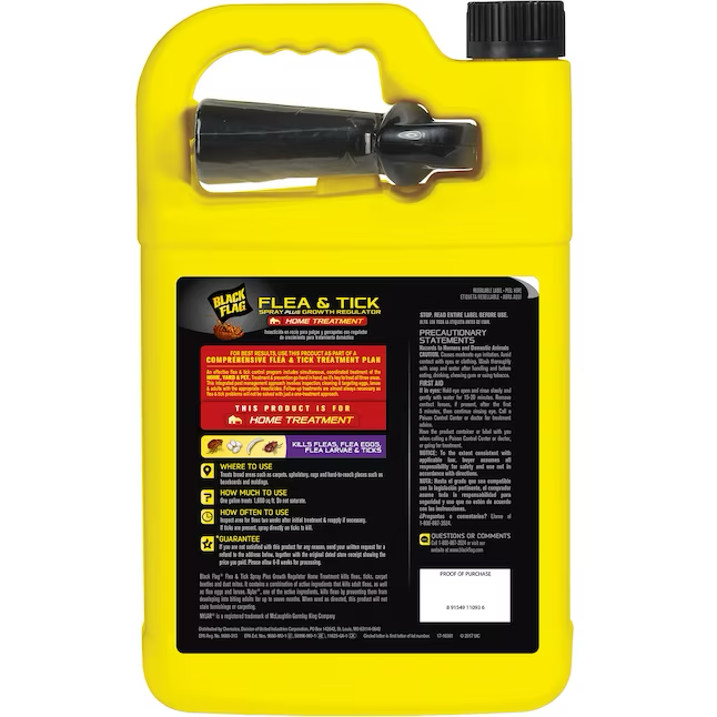 BLACK FLAG 1-Gallon Flea and Tick Plus Growth Regulator Flea Killer Trigger Spray