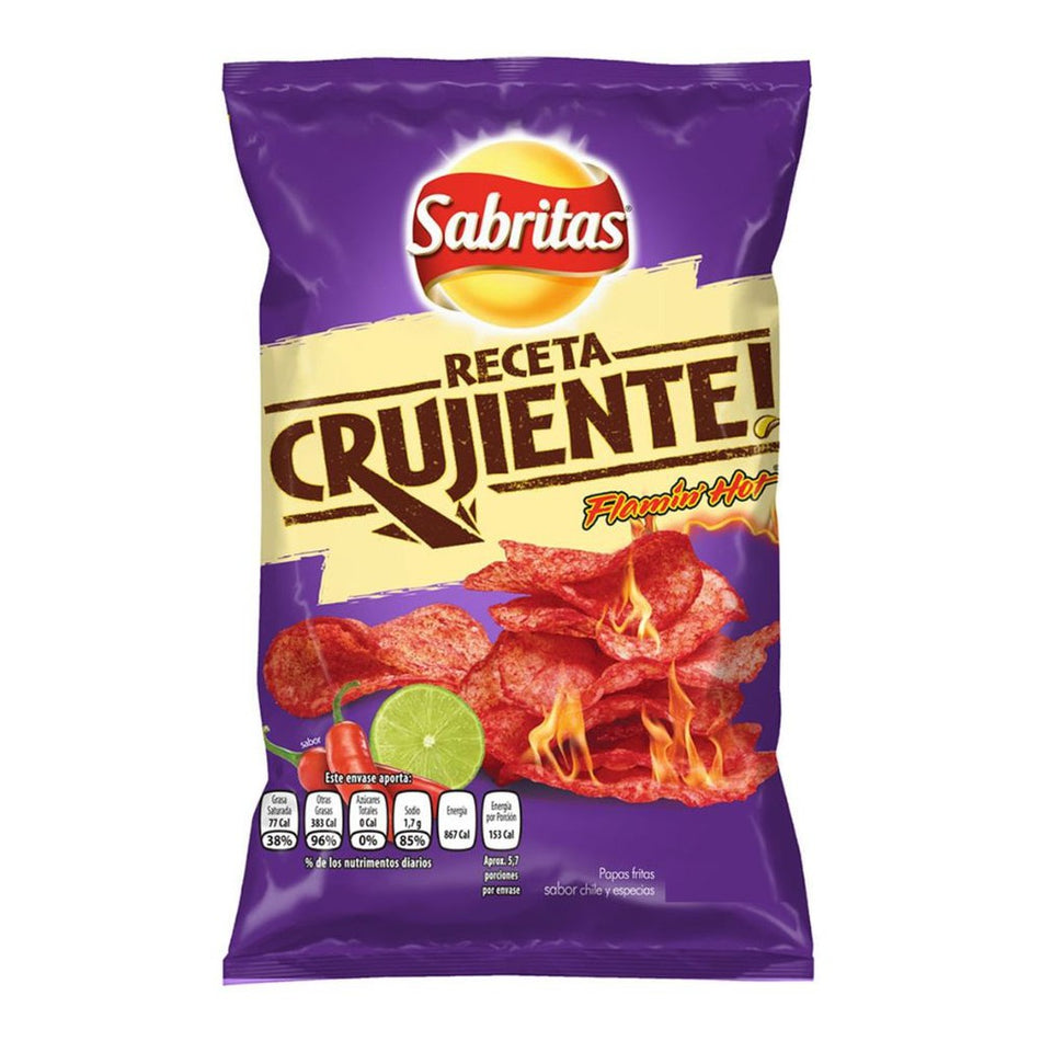 Sabritas Receta Crujiente Flamin Hot Chips (160 G)