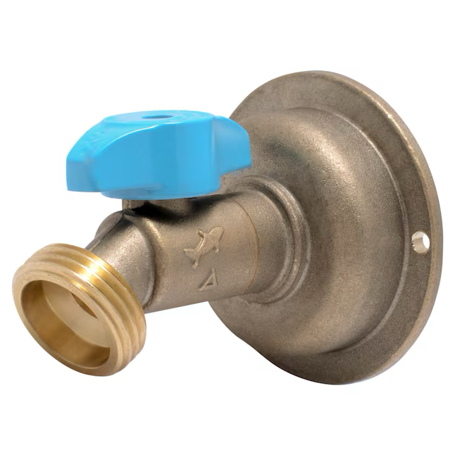 SharkBite 1/2 in. x 3/4 in. Brass Push-to-Connect MHT Quarter-Turn No Kink Hose Bibb