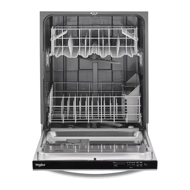 Whirlpool Top Control 24-in Built-In Dishwasher (Fingerprint Resistant Stainless Steel), 55-dBA