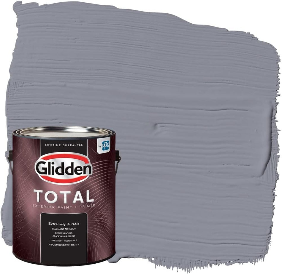 Glidden Total Exterior Paint & Primer Semi-Gloss, Flannel Pajamas