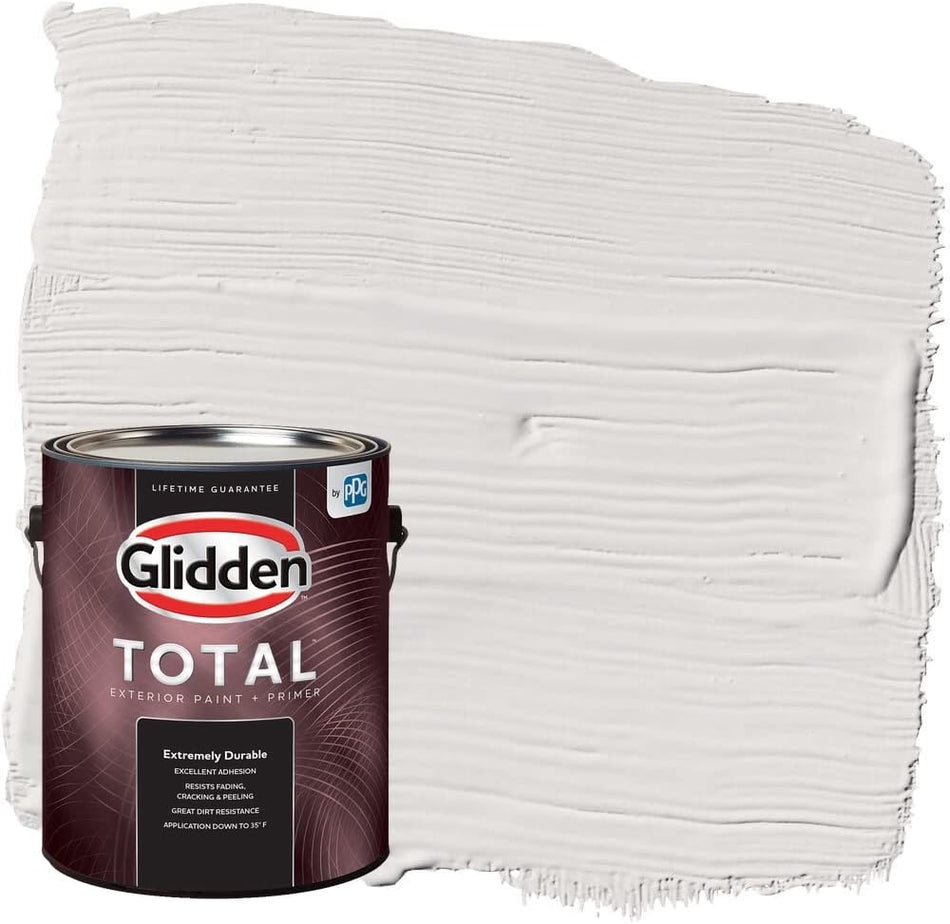 Glidden Total Exterior Paint &amp; Primer Semibrillante, Fall Chill 