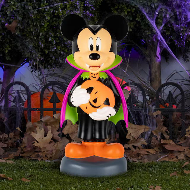 Disney 2-ft LED Mickey Mouse Vampire Costume Blow Mold