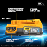 DEWALT 20V MAX XR HD-Impact Kit with 2 Batteries, Charger and Tool Bag